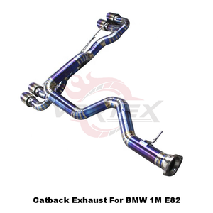 ท่อไอเสียไทเทเนียมแบบเชื่อมมือ Vortex สำหรับ BMW 1M Coupe E82 3.0T ปี 2011-2012 ชุดแต่งท่ออัพเกรดสำหรับสนามแข่ง - Product Image 4