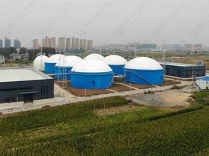 Réservoir de stockage de biogaz à double membrane AMOCO certifié CE, support de biogaz, couvercle de biogaz - Product Image 5