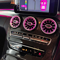 Kit de Accesorios de Iluminación Ambiental de 64 Colores para Mercedes Benz W205 C63 C43 C300 GLC X253, Mejora del Interior