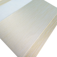 Tissu doux à flexion libre jour et nuit Double couche respirant Protection de la vie privée Vente en gros Tissu aveugle zèbre de haute qualité
