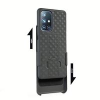 Coque de téléphone pour One Plus 9 étui de protection robuste étui de ceinture pour One Plus 9 Pro avec béquille intégrée