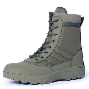 Custom Men's <strong>Tactical</strong> Combat Desert Black Waterproof Leather Delta Ankle Safety Camouflage Canvas Brown Shoes <strong>Boots</strong> for Men - Product Image 5