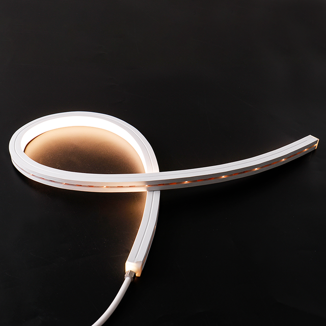 OEM ODM Flexible Silicone Outdoor Neon Light Strip 24V 5M 10M Roll Dot-Free 15*15 16*16 20*20mm Waterproof Led Neon Rope Lights