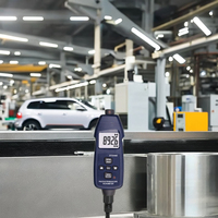 DT2240E 2-in-1 Tachometer meteran stroboskop dengan layar LCD