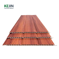 25cm 30cm Breite PVC-Deckenverkleidung Holzoptik-Platte PVC-Holzdecke für Heimdekoration