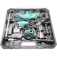 Machine à meuler rotative de 350 pièces combinée à des outils de polissage à vitesse réglable, micro-meuleuse 12V, 220V