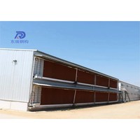 Poulailler mobile de grande capacité pour 5000 poulets, structure en acier complète, bâtiment d'élevage avicole aux États-Unis