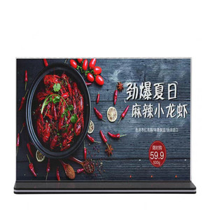 <span class=keywords><strong>Support</strong></span> de <span class=keywords><strong>menu</strong></span> de base noir acrylique carte publicitaire décoration de <span class=keywords><strong>table</strong></span> présentoir double face pour <span class=keywords><strong>mariage</strong></span> - Product Image 4