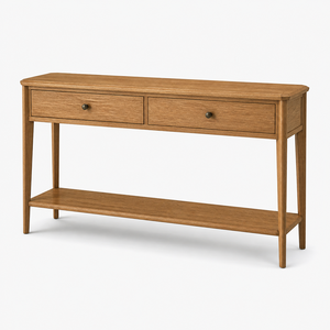 Hot Sale Luxury Natural Walnut Wood <b>Console</b> <b>Table</b> for Home or Hotel for Living Room or Bedroom Decoration with <b>Storage</b> Features - Product Image 2