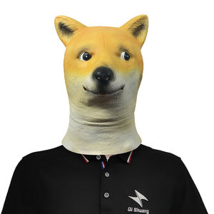 आराध्य कुत्ते कॉमेडी पार्टी लेटेक्स मास्क उत्सव के लिए पशु हेडगियर उत्सव उत्सव उत्सव मज़ा गतिविधि - Product Image 1