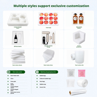 Insert en mousse EPE découpé sur mesure, couleur personnalisée, pour emballage de pots de cosmétiques, bouteilles et boîtes cadeaux – Vente en gros