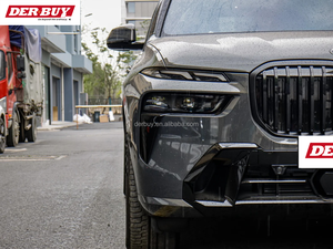 Kit modificado de Venta caliente, piezas delanteras de automóviles, faldones laterales de parachoques delantero, Kit de carrocería de parachoques trasero para <span class=keywords><strong>BMW</strong></span> X7 G07, actualización a <span class=keywords><strong>X7M</strong></span> Lci - Product Image 4