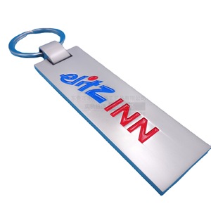 Llavero Corporativo Personalizado de Aleación de Zinc con Logotipo Pintado, Regalo Empresarial, Artículo Promocional, Acabado Subniquelado, Diseño Duradero - Product Image 5