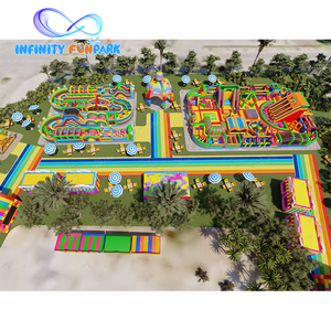 Jumbo Jump Inflatable sân chơi chơi các mặt hàng trở ngại khóa học thư bị trả lại lâu đài trượt công viên bơm hơi trò chơi cho vui chơi giải trí sử dụng - Product Image 3