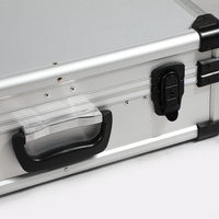 Mallette de transport en aluminium, mallette rigide en aluminium avec taille personnalisée et mousse