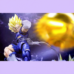 Figura <span class=keywords><strong>de</strong></span> PVC <span class=keywords><strong>de</strong></span> Anime a Escala 1:12 <span class=keywords><strong>de</strong></span> Vegeta Majin Super Saiyan SSJ con Daños <span class=keywords><strong>de</strong></span> Batalla, Black Hole TK Z SHF, 15 cm - Product Image 4