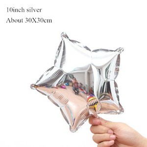 Ballon en aluminium en forme d'étoile à cinq branches de 18 pouces, ballon en feuille pour décoration de Noël, de <span class=keywords><strong>mariage</strong></span> ou de fête - Product Image 4