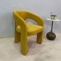 Canapé design mobilier de maison moderne pour hôtel Ensemble de 2 fauteuils d'appoint en tissu Fauteuil nordique à boucle en peluche
