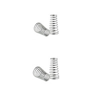 Ressort métallique conique double sur mesure de 4 mm pour serrures de porte, ressort de compression en fil de cuivre, laiton, acier au carbone, titane