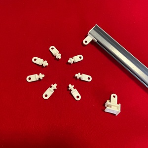 Crochets coulissants pour <span class=keywords><strong>tringle</strong></span> à rideaux, en plastique blanc, robustes, glisse fluide, pour accessoires de fenêtre et de <span class=keywords><strong>porte</strong></span> - Product Image 4