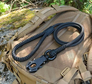 2025 nouveautés robuste Paracord tressé grand collier et laisse de chien Long Durable ensemble de luxe - Product Image 3