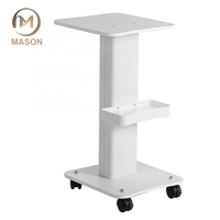 Chariot de beauté mobile moderne de petite taille, support de rangement en fer, socle à bulles, chariot à outils en gros, salons Mason MS-SC3 4 roues