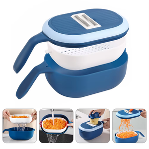 Cortador de Verduras Multifuncional Integrado con Función de Lavado, Accesorios de Cocina para el Hogar, Herramientas para Verduras - Product Image 6