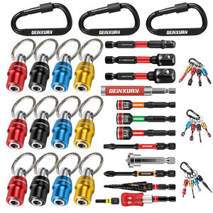 Pemegang Mata Obeng Gantungan Kunci dengan Shank Hex 1/4'' dari Aluminium, Quick Change Chuck dengan Kepala Magnet untuk Bor Impak. - Product Image 1