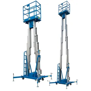 Échelle hydraulique verticale Portable 100kg, 4-18m, plate-forme élévatrice en alliage d'aluminium pour hommes électriques, à vendre
