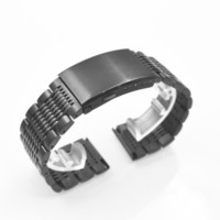 Nouveauté Bracelets de montre de luxe en acier inoxydable à dégagement rapide Smart Time avec fermoir de montre de sécurité vendu
