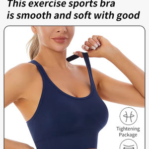 Sujetador deportivo tipo corsé para mujer, push-up, corto, transpirable, sexy, para gimnasio, fitness, running y ropa deportiva al por mayor - Product Image 5