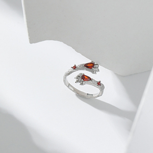 WuQie-Anillo de plata de primera ley con forma de León para mujer, sortija, plata esterlina, Circonia cúbica, zirconia, circonita, zirconita, diseño creativo - Product Image 3