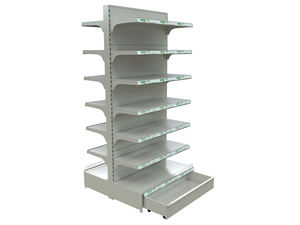 Estanterías Metálicas Lisas para Supermercados, Venta de Fábrica, Exhibidores de Metal con Superficie Lisa para Cuartos Limpios y Farmacias - Product Image 2