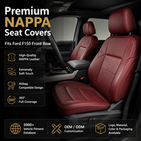 Housses de siège de voiture en cuir personnalisées en gros, ensemble complet 360 °   Housses de siège auto complètes