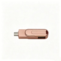 Flash Drive USB 3.0 Baru Berkualitas Tinggi dari Paduan Seng 256GB, Penyimpanan Berkecepatan Tinggi dengan Garansi 2 Tahun