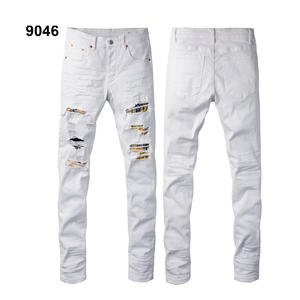 กางเกงยีนส์สกินนี่11แท็กเอวสูงของผู้ชาย - Product Image 5