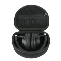 Étui de transport personnalisé en EVA avec fermeture éclair pour casque USAMS FCC CE, écouteurs de jeu, écouteurs Bluetooth supra-auriculaires, accessoires pour casques