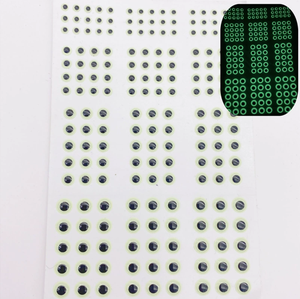 Ojos 3D de Tamaños Variados, Ojos de Pez Holográficos de Plástico, Material para Atar Moscas con Estilo Viento, Tierra, Hielo y Fuego - Product Image 1