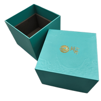 Boîte de luxe en carton doré, emballage personnalisé avec logo imprimé, boîtes en papier pour flacon de parfum, montre, coffret cadeau beauté