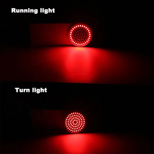 Kit de clignotants LED jaunes 1157 pour moto, éclairage avant avec tension 12V - Product Image 6