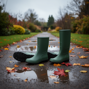 Botas de Lluvia Verdes Ttake Modelo Tronchetto 43 con Suela Negra - Product Image 3