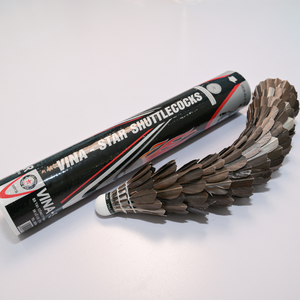 Pluma de bádminton OEM de plumas de ganso, calidad de torneo, vuelo estable para competición - Product Image 3