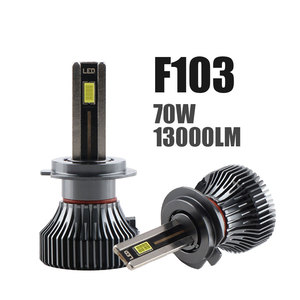 Phares de voiture à LED <span class=keywords><strong>moins</strong></span> chers 70W 13000LM H1 H3 9005 9006 H11 Lumière de travail 9012 5202 H7 Ampoules LED pour phares - Product Image 2