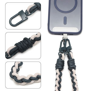 Cordon tressé polyvalent pour téléphone portable, accessoires de sac, cordon de poignet et bandoulière pour téléphone - Product Image 5
