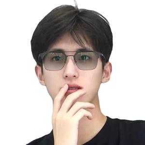 Monturas de Gafas Fotocromáticas 801B Rectangulares de Marco Completo, Plástico y Metal, Unisex, Protección UV y Luz Azul, Cambio de Color - Product Image 4