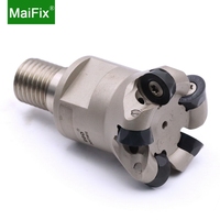 Maifix EMRM Outils de coupe pour machine CNC, Plaquette RPMW1204, Fraise à bout rond à serrage par dents, Compatible avec les systèmes CNC