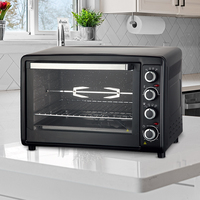 Four électrique multifonctionnel 60L pour la maison, grille-pain, cuisson, torréfaction, économe en énergie 2000W, acier inoxydable, facile à utiliser, cuisine