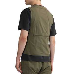 Veste utilitaire en maille légère de style streetwear en gros, veste de travail tendance, veste cargo multi-poches - Product Image 2