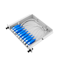 LGX Splitter Cassette Box Lgx Type SC/APC 1X16 PLC Splitter SC/UPC avec adaptateurs pour FTTH FTTA FTTB FTTCX