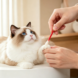 Cotton Swab Shaped Catnip Toy <b>Plush</b> Toy for Indoor <b>Cats</b> Soothing Interactive Stress Relief Pet Toy - Product Image 2